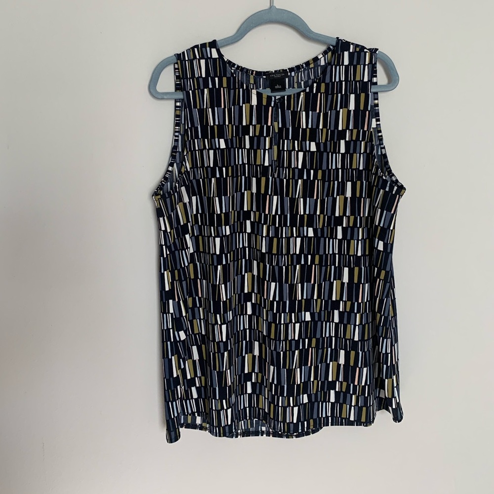 Ann Taylor Tank Top Blouse Size Large